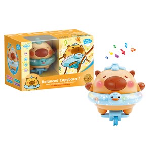 موش کور تعادلی موزیکال با تک چرخ و چراغ LED - اسباب بازی آموزشی کودک