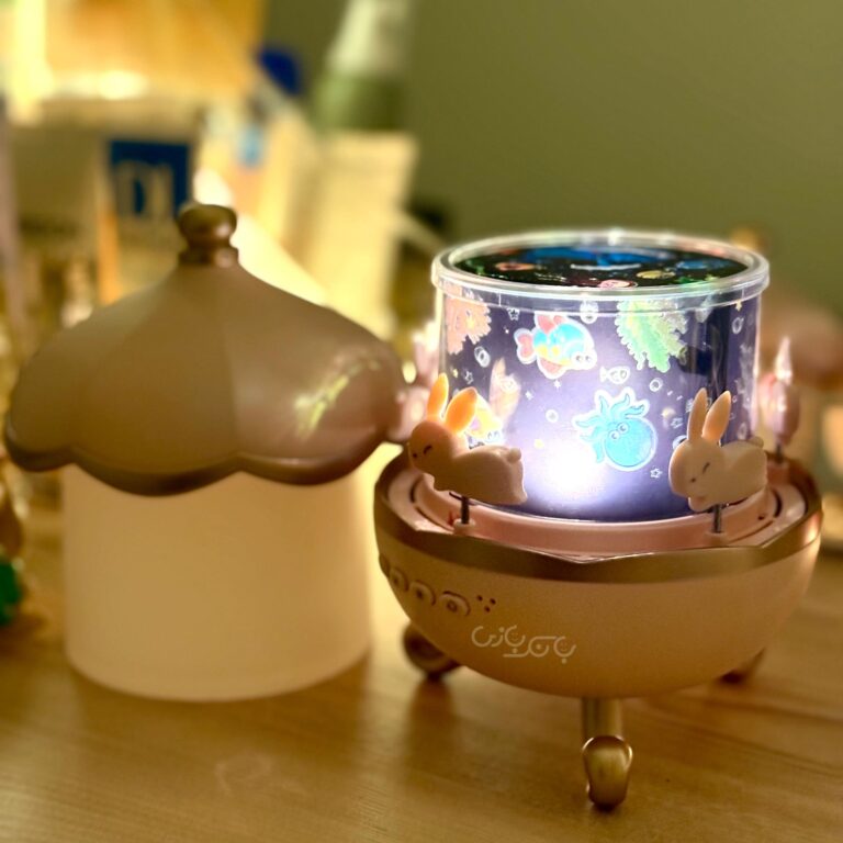 چراغ خواب کاروسل موزیکال مدل بلوتوثی